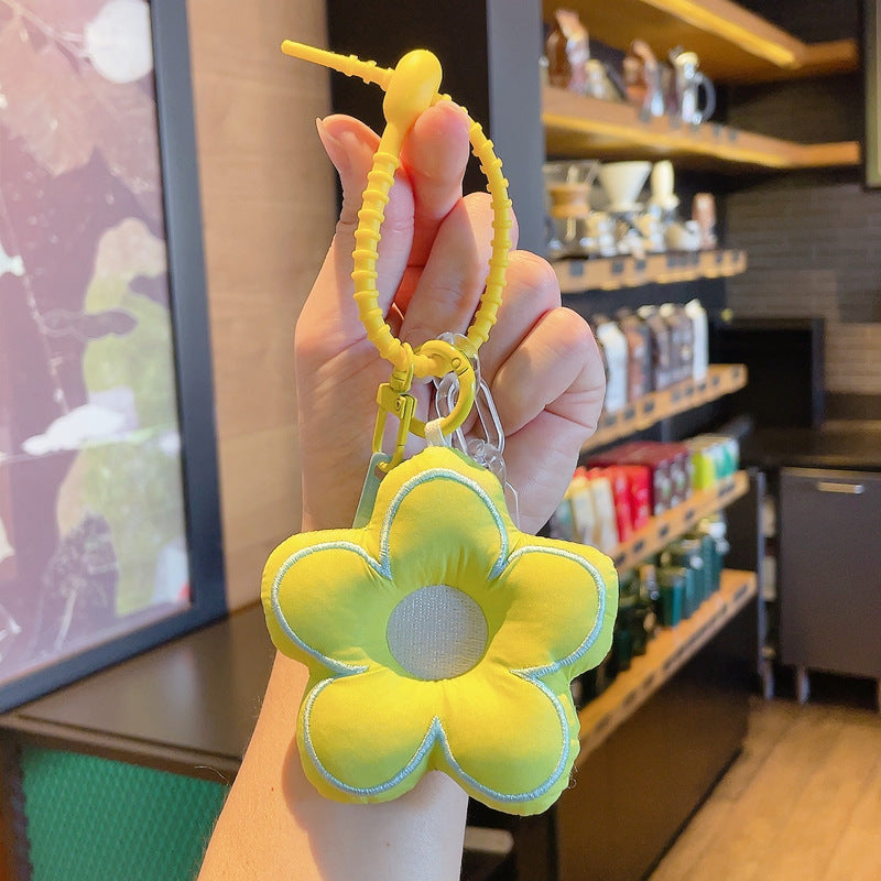 Wholesale Fabric Art Sunflower Keychains